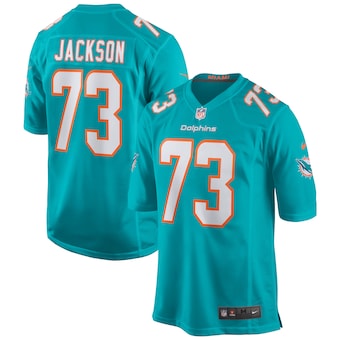 mens nike austin jackson aqua miami dolphins game jersey